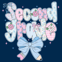 Second Grade Coquette Pastels 89-214 - Adult Cooling Performance Long Sleeve Tee Design