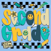 Second Grade Teal 89-217 - Adult Cooling Performance Short Sleeve Tee Design
