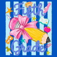 Fifth Grade Pencil Coquette 89-256 - Adult Cooling Performance Short Sleeve Tee Design