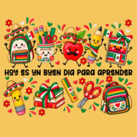 Hoy Es Un Buen Dia Para Aprender 80-005 - Youth Heavy Cotton 100% Cotton T Shirt Design