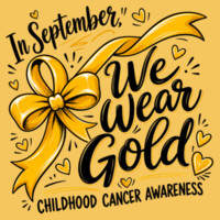 We Wear Gold 87-049 - Youth Heavy Cotton 100% Cotton T Shirt Design