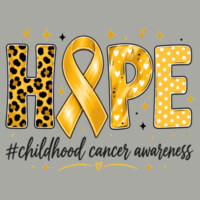 Childhood Cancer Awareness Hope 87-052 - Heavy Blend Crewneck Sweatshirt Design