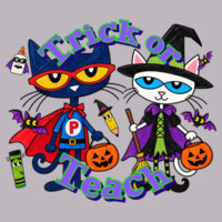 Trick or Teach 40-106 - Adult Cooling Performance Long Sleeve Tee Design