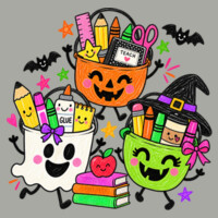Halloween Buckets 40-104 - Youth Heavy Cotton 100% Cotton T Shirt Design