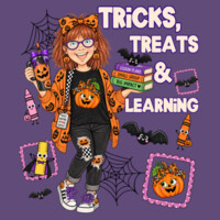 Tricks, Treats & Learning 40-108 - Adult Softstyle ® T Shirt Design