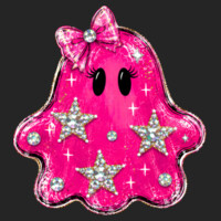 Pink Sparkle Ghost 🎀👻40-004 - Youth Cooling Performance Short Sleeve Tee Design