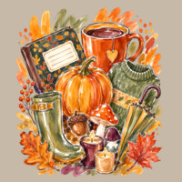 Cozy Fall Teacher 🍂☕ 40-002 - Heavy Blend Crewneck Sweatshirt Design