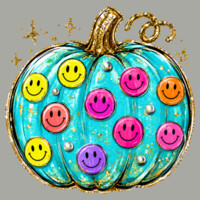 Smiley Pumpkin 40-006 - Youth Heavy Cotton 100% Cotton T Shirt Design