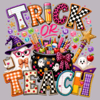 Trick or Teach 40-007 - Adult Cooling Performance Long Sleeve Tee Design