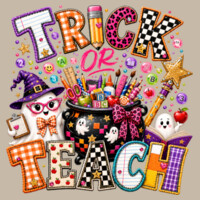 Trick or Teach 40-007 - Adult Softstyle ® T Shirt Design