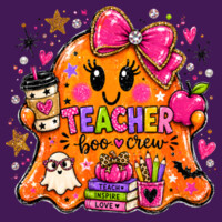Teacher Boo Crew 40-016 - Adult Cooling Performance Long Sleeve Tee Design