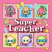 Super Teacher 🍎⭐99-329 - Adult Softstyle ® T Shirt Design