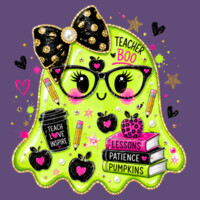 Teacher Boo Ghost 👻💚 40-017 - Adult Softstyle ® T Shirt Design