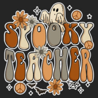 Spooky Teacher Retro Floral 👻🌼 40-028 - Adult Cooling Performance Long Sleeve Tee Design