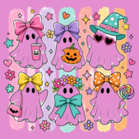 Colorful Girly Ghost Crew 👻🎀 40-026 - Adult Softstyle ® T Shirt Design
