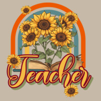 Sunflower Teacher 🌻📚 40-029 - Adult Softstyle ® T Shirt Design