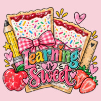 Learning Is Sweet 🍓📚 99-330 - Heavy Blend Crewneck Sweatshirt Design