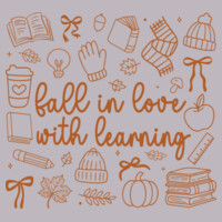 Fall in Love with Learning 🍁📚 40-039 - Adult Cooling Performance Long Sleeve Tee Design