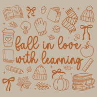Fall in Love with Learning 🍁📚 40-039 - Adult Softstyle ® T Shirt Design