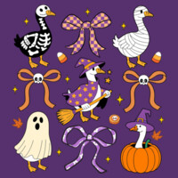 Halloween Ducks 🎃🦆 40-042 - Adult Softstyle ® T Shirt Design