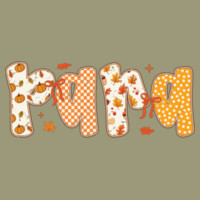 Fall Pattern PARA 🍂🎀 40-046 - Adult Cooling Performance Long Sleeve Tee Design
