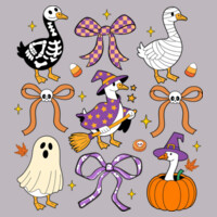 Spooky Halloween Ducks 🦆🎃 40-047 - Adult Cooling Performance Short Sleeve Tee Design