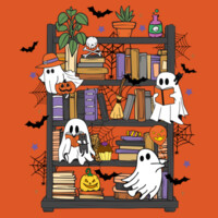 Spooky Library Ghosts 👻📚40-051 - Adult Cooling Performance Short Sleeve Tee Design