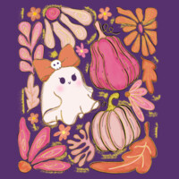 Fall Ghost & Pumpkins 🎀🎃 40-055 Design