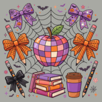 Spooky Teacher Apple 🍎🕸️40-056 Design