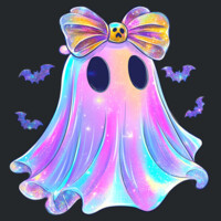 Glitter Pastel Ghost 🎀👻 40-058 - Adult Softstyle ® T Shirt Design