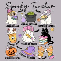 Spooky Teacher Essentials 👻📚 40-062 - Adult Cooling Performance Short Sleeve Tee Design