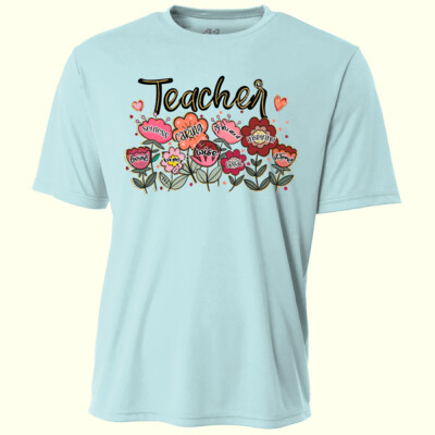 Teacher Flowers T99-019 - Adult Cooling Performance Short Sleeve Tee Thumbnail