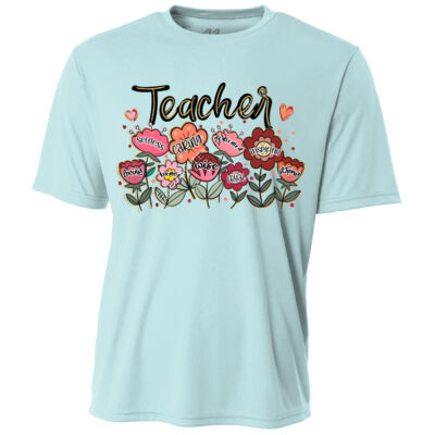 Teacher Flowers T99-019 - Adult Cooling Performance Short Sleeve Tee Thumbnail