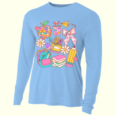 Teacher Items T99-021 - Adult Softstyle ® T Shirt - Heavy Blend Crewneck Sweatshirt - Adult Cooling Performance Long Sleeve Tee Thumbnail