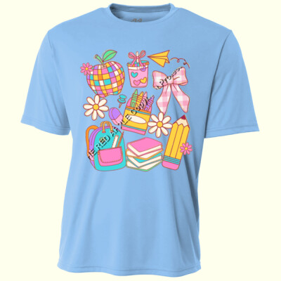 Teacher Items T99-021 - Adult Softstyle ® T Shirt - Heavy Blend Crewneck Sweatshirt - Adult Cooling Performance Short Sleeve Tee Thumbnail
