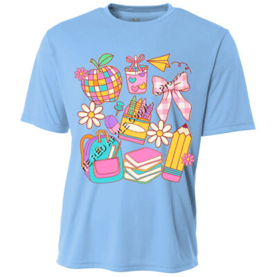 Teacher Items T99-021 - Adult Softstyle ® T Shirt - Heavy Blend Crewneck Sweatshirt - Adult Cooling Performance Short Sleeve Tee Thumbnail