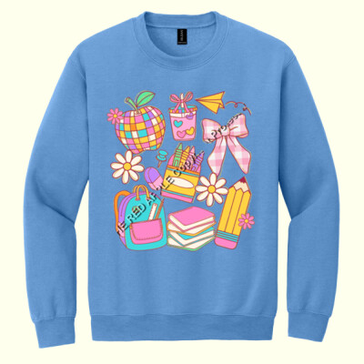 Teacher Items T99-021 - Adult Softstyle ® T Shirt - Heavy Blend Crewneck Sweatshirt - Heavy Blend Crewneck Sweatshirt Thumbnail