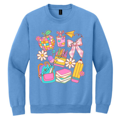 Teacher Items T99-021 - Adult Softstyle ® T Shirt - Heavy Blend Crewneck Sweatshirt - Heavy Blend Crewneck Sweatshirt Thumbnail