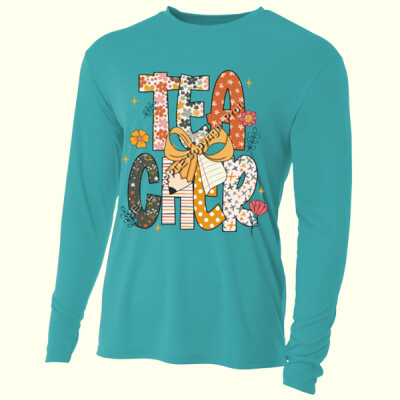 Teacher Vintage T99-022 - Adult Cooling Performance Long Sleeve Tee Thumbnail