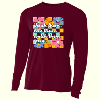 Teach Them T99-030 - Adult Cooling Performance Long Sleeve Tee Thumbnail