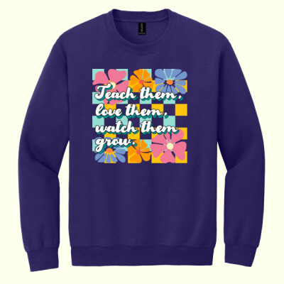 Teach Them T99-030 - Heavy Blend Crewneck Sweatshirt Thumbnail