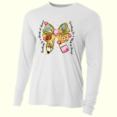 Teacher Coquette T99-033 - Adult Cooling Performance Long Sleeve Tee Thumbnail