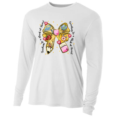 Teacher Coquette T99-033 - Adult Cooling Performance Long Sleeve Tee Thumbnail