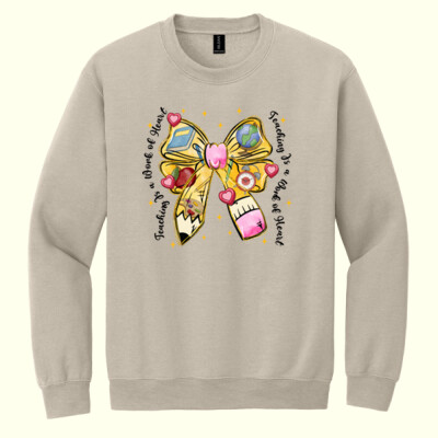 Teacher Coquette T99-033 - Heavy Blend Crewneck Sweatshirt Thumbnail