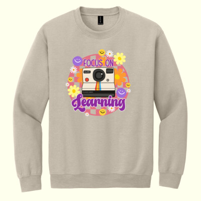 Focus on Learning T99-036 - Heavy Blend Crewneck Sweatshirt Thumbnail