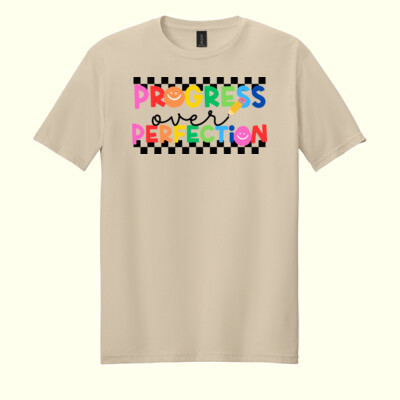 Progress Over Perfection T99-037 - Adult Softstyle ® T Shirt Thumbnail