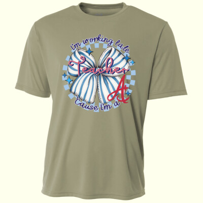 I'm Working Late T99-039 - Adult Cooling Performance Short Sleeve Tee Thumbnail