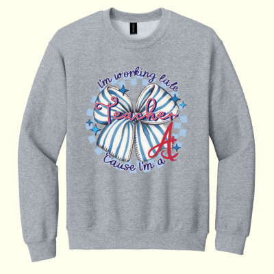 I'm Working Late T99-039 - Heavy Blend Crewneck Sweatshirt Thumbnail