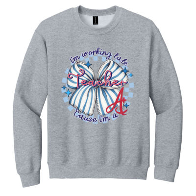 I'm Working Late T99-039 - Heavy Blend Crewneck Sweatshirt Thumbnail