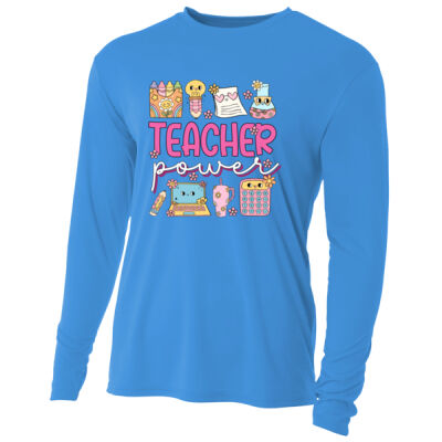 Teacher Power T99-040 - Adult Cooling Performance Long Sleeve Tee Thumbnail